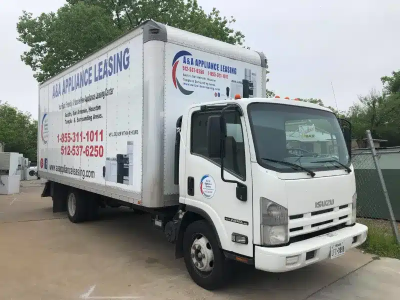 aa appliance delivery truck