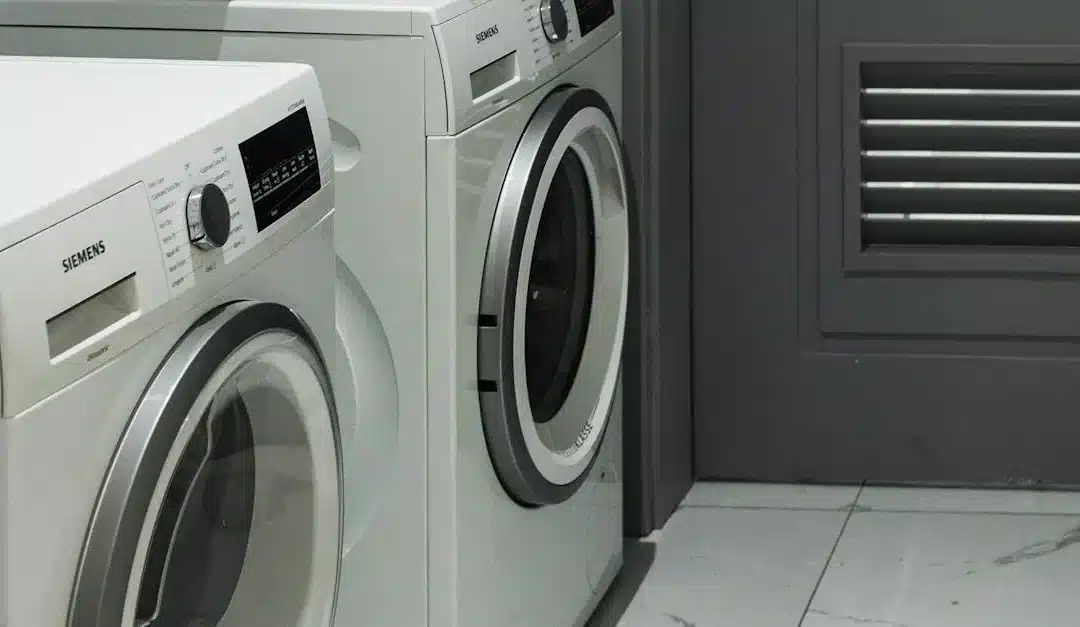 How much room do you allow for a washer and dryer?